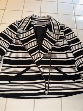 Bagatelle Moto jacket XL black and white stripe 🐈⬛